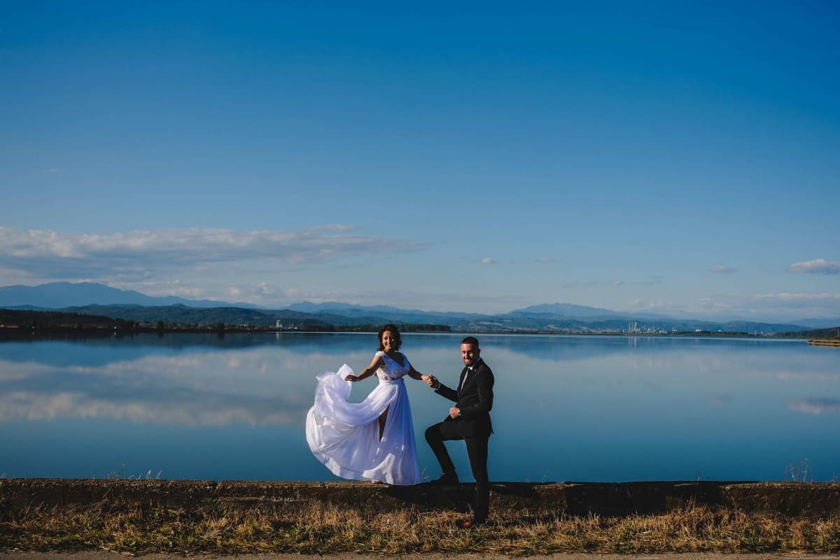 Fotografie de Constantin Alin la Hidrocentrala Babeni